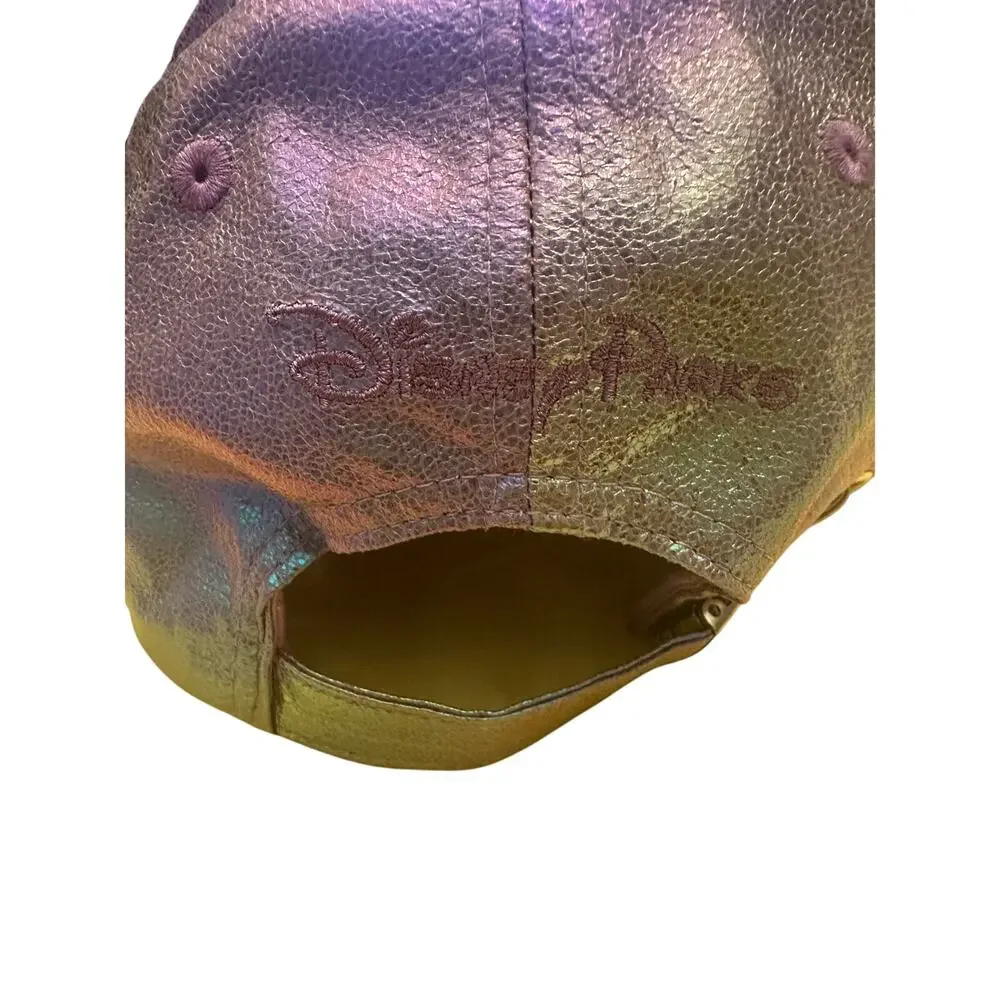 NWOT Disney Parks WDW 50th Anniversary EARidescent Pink Mickey Baseball Cap